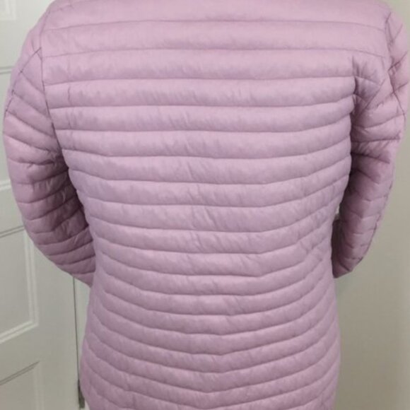 Packable Puffer Jacket sz M - Pinky Lilac /  Revs Pink Foil - Picture 2 of 3